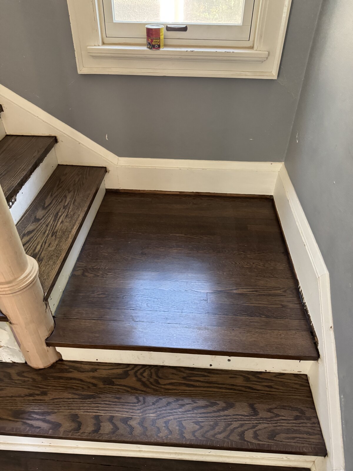 A beautifully finished hardwood floor in a Southeast Wisconsin home